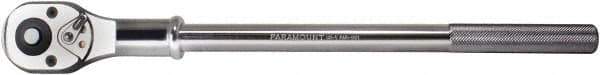 Paramount - 3/4" Drive Pear Head Standard Ratchet - Chrome Finish, 20" OAL, 24 Gear Teeth, Standard Head - USA Tool & Supply