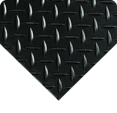 Diamond-Plate Switchboard 4' x 75' Work Mat - USA Tool & Supply