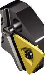 Sandvik Coromant - 570-xxR/L123T..B Insert, 14mm Head Length, Modular Grooving Cutting Unit Head - Left Hand Cut, System Size 32, Through Coolant, Series CoroCut 3 - USA Tool & Supply
