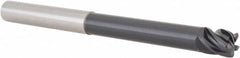 Accupro - 1/2" Diam 5 Flute Solid Carbide 0.06" Corner Radius End Mill - USA Tool & Supply