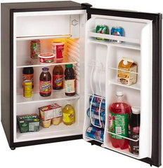 Avanti - 3.3 Cubic Ft. Black Office Refrigerator - 18-1/2 Inch Wide x 17-1/2 Inch Deep x 33-1/2 Inch High - USA Tool & Supply