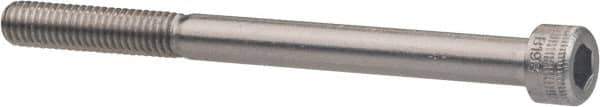 Holo-Krome - M6x1.00 Metric Coarse Hex Socket Drive, Socket Cap Screw - Grade Austenitic A4 Stainless Steel, Uncoated, Partially Threaded, 80mm Length Under Head - USA Tool & Supply