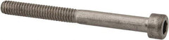 Holo-Krome - #8-32 UNC Hex Socket Drive, Socket Cap Screw - Grade 18-8 Stainless Steel, Uncoated, Partially Threaded, 1-3/4" Length Under Head - USA Tool & Supply