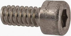 Holo-Krome - #6-32 UNC Hex Socket Drive, Socket Cap Screw - Grade 18-8 Stainless Steel, Uncoated, Fully Threaded, 5/16" Length Under Head - USA Tool & Supply
