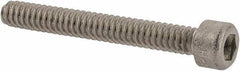 Holo-Krome - #4-40 UNC Hex Socket Drive, Socket Cap Screw - Grade 18-8 Stainless Steel, Uncoated, Fully Threaded, 7/8" Length Under Head - USA Tool & Supply