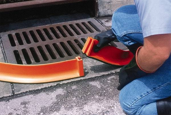 UltraTech - Polyurethane Ultra-Spill Berm - 4-1/2" High x 4" Wide x 5" Long - USA Tool & Supply