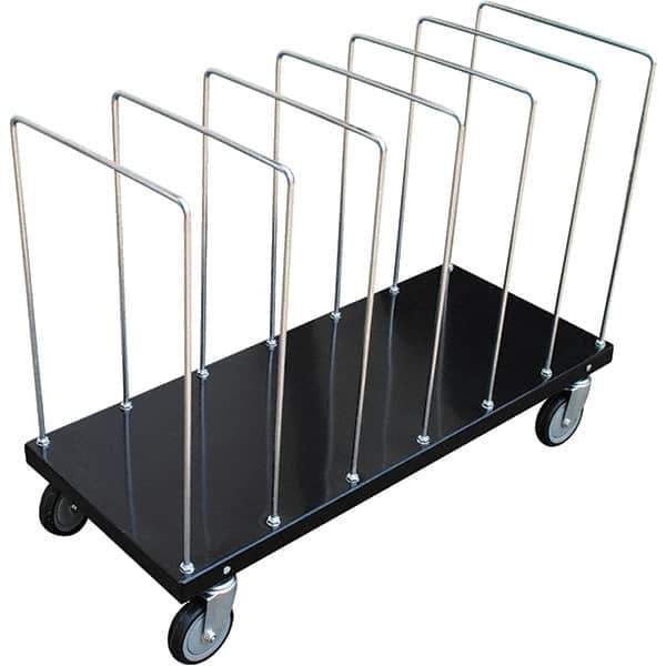 Vestil - 400 Lb Capacity Steel Carton Cart - 18" OAW, Rubber Casters - USA Tool & Supply