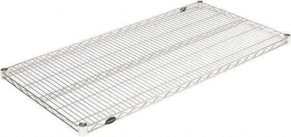 Value Collection - 49" Wide, 1.19" High, Open Shelving Accessory/Component - Stainless Steel Finish, 25" Deep, Use with NuLine Units - USA Tool & Supply