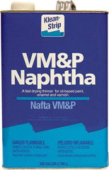 Klean-Strip - 1 Gal VM&P Naphtha - 749 gL VOC Content, Comes in Metal Can - USA Tool & Supply