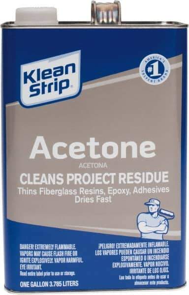 Klean-Strip - 1 Gal Acetone - Comes in Metal Can - USA Tool & Supply