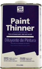 Klean-Strip - 1 Qt Paint Thinner - 784 gL VOC Content, Comes in Metal Can - USA Tool & Supply