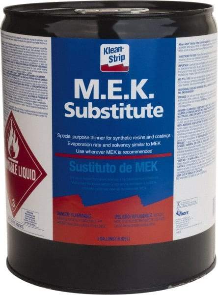 Klean-Strip - Paint Thinners & Strippers Type: MEK Container Size: 5 gal - USA Tool & Supply