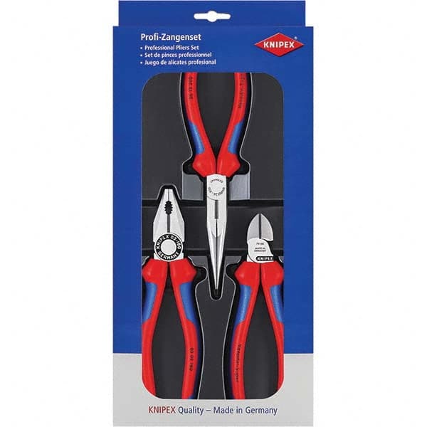 Knipex - Plier Sets Set Type: Assortment Number of Pieces: 3 - USA Tool & Supply