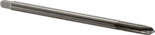 Hertel - 3/8-24 UNF 3 Flute H3 Bright Finish High Speed Steel Spiral Point Extension Tap - Plug Chamfer, 6" OAL, 3B Class of Fit - Exact Industrial Supply