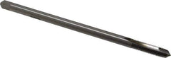 Hertel - 5/16-24 UNF 3 Flute H3 Bright Finish High Speed Steel Spiral Point Extension Tap - Plug Chamfer, 6" OAL, 3B Class of Fit - USA Tool & Supply
