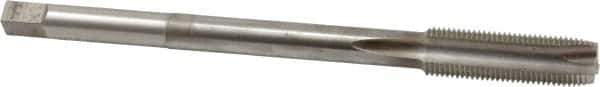 Hertel - 1/2-20 UNF 3 Flute H3 Bright Finish High Speed Steel Spiral Point Extension Tap - Plug Chamfer, 6" OAL, 3B Class of Fit - Exact Industrial Supply
