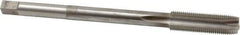 Hertel - 1/2-20 UNF 3 Flute H3 Bright Finish High Speed Steel Spiral Point Extension Tap - Plug Chamfer, 6" OAL, 3B Class of Fit - Exact Industrial Supply