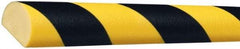 PRO-SAFE - Flexible Polyurethane Foam Type C Wall/Surface Protector - Yellow/Black - USA Tool & Supply