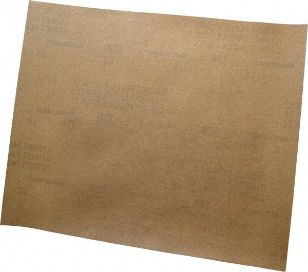 Norton - 120 Grit, Garnet Sanding Sheet - 11" Long x 9" Wide, Fine Grade, A Weighted Paper Backing - USA Tool & Supply