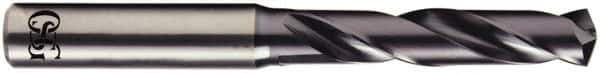 OSG - 13.1mm 140° Solid Carbide Screw Machine Drill Bit - WD1 Finish, 60mm Flute Length, 107mm OAL - USA Tool & Supply