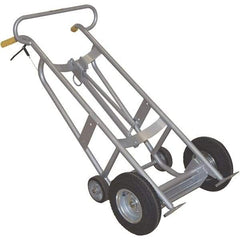 Wesco Industrial Products - 1,000 Lb Load Capacity, 30 & 55 Gal Pail Tipper - 25-7/8" Wide x 60" High, 4 Aluminum Wheels - USA Tool & Supply