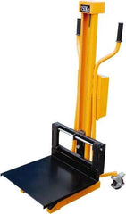 Vestil - 330 Lb Capacity, 44" Lift Height, Portable Workstation Manually Operated Lift - USA Tool & Supply