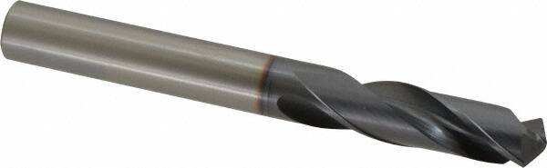OSG - 11.99896mm 130° Spiral Flute Powdered Metal Screw Machine Drill Bit - TiCN Finish, Right Hand Cut, 51mm Flute Length, 108mm OAL, Standard Point, Straight Shank - USA Tool & Supply