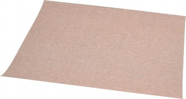Norton - 320 Grit, Aluminum Oxide Sanding Sheet - 11" Long x 9" Wide, Extra Fine Grade, B Weighted Paper Backing - USA Tool & Supply