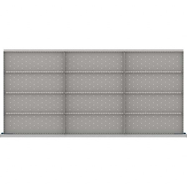 LISTA - 12-Compartment Drawer Divider Layout for 3.15" High Drawers - USA Tool & Supply