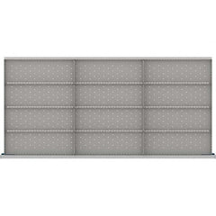 LISTA - 12-Compartment Drawer Divider Layout for 3.15" High Drawers - USA Tool & Supply