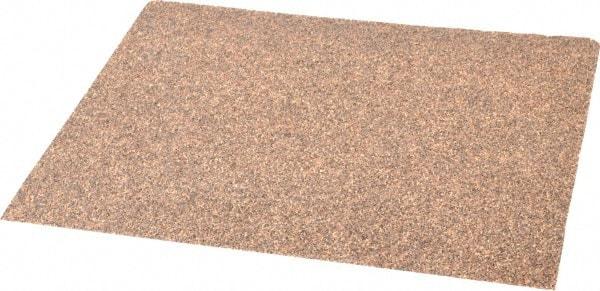 Norton - 36 Grit, Aluminum Oxide Sanding Sheet - 11" Long x 9" Wide, Very Coarse Grade, D Weighted Paper Backing - USA Tool & Supply