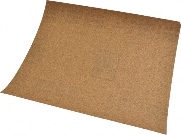 Norton - 100 Grit, Aluminum Oxide Sanding Sheet - 11" Long x 9" Wide, Fine Grade, C Weighted Paper Backing - USA Tool & Supply