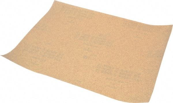 Norton - 120 Grit, Aluminum Oxide Sanding Sheet - 11" Long x 9" Wide, Fine Grade, C Weighted Paper Backing - USA Tool & Supply
