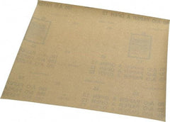 Norton - 180 Grit, Aluminum Oxide Sanding Sheet - 11" Long x 9" Wide, Very Fine Grade, A Weighted Paper Backing - USA Tool & Supply