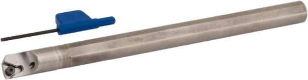 Iscar - 0.555" Min Bore Diam, 7" OAL, 1/2" Shank Diam, E-STFPR Indexable Boring Bar - TP.. 21.51 Insert, Screw Holding Method - USA Tool & Supply