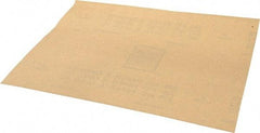 Norton - 220 Grit, Aluminum Oxide Sanding Sheet - 11" Long x 9" Wide, Very Fine Grade, A Weighted Paper Backing - USA Tool & Supply