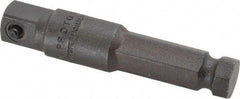 Proto - 3/8" Square Size Hex to Square Adapter - 7/16" Hex Drive, 2-3/4" OAL - USA Tool & Supply