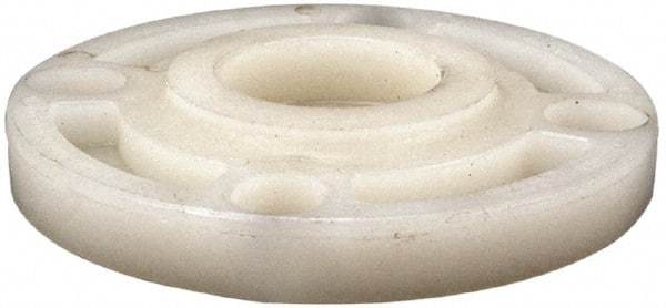 NIBCO - 2" Pipe, 6" OD, PVDF Blind Pipe Flange - Schedule 80, Natural - USA Tool & Supply