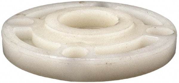 NIBCO - 4" Pipe, 9" OD, PVDF Blind Pipe Flange - Schedule 80, Natural - USA Tool & Supply