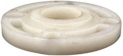 NIBCO - 2" Pipe, 6" OD, PVDF Blind Pipe Flange - Schedule 80, Natural - USA Tool & Supply