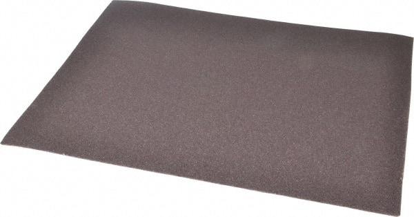 Made in USA - 100 Grit, Aluminum Oxide Sanding Sheet - 11" Long x 9" Wide, Fine Grade, J Weighted Cloth Backing - USA Tool & Supply