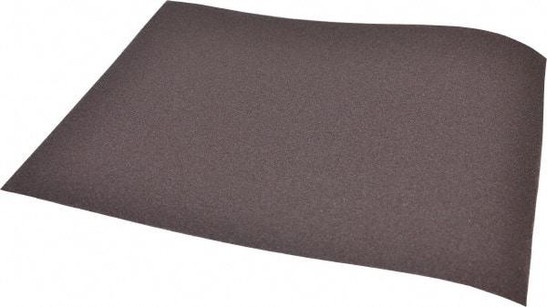 Made in USA - 120 Grit, Aluminum Oxide Sanding Sheet - 11" Long x 9" Wide, Fine Grade, J Weighted Cloth Backing - USA Tool & Supply