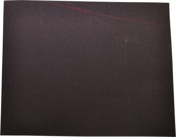 Made in USA - 180 Grit, Aluminum Oxide Sanding Sheet - 11" Long x 9" Wide, Very Fine Grade, J Weighted Cloth Backing - USA Tool & Supply
