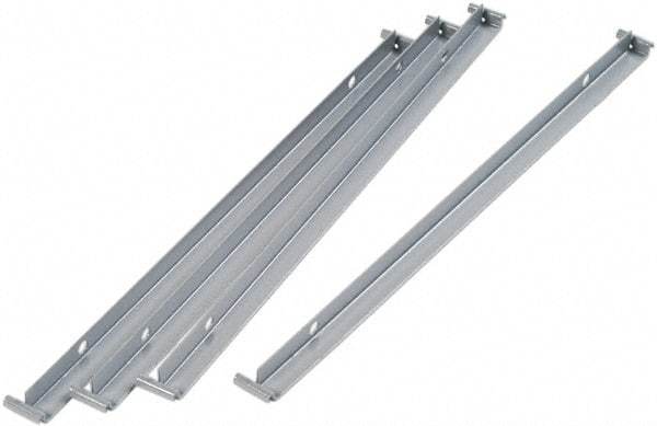 Hon - 30" Wide, Cross Rails - Gray - USA Tool & Supply
