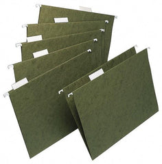 UNIVERSAL - 10 x 15", Legal, Green, Hanging File Folder - 1/3 Tab Cut Location - USA Tool & Supply