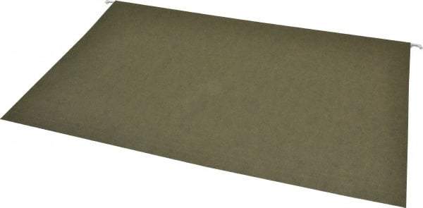 UNIVERSAL - 10 x 15", Legal, Green, Hanging File Folder - 1/5 Tab Cut Location - USA Tool & Supply