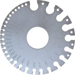 SPI - #36 Steel Wire and Sheet Metal Gage - Use with Nonferrous Metals - USA Tool & Supply