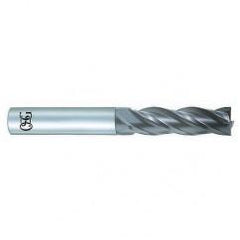 3/8" Dia. - 2 1/2" OAL - Diamond CBD - 30° Helix - Square End SE EM - 4 FL - USA Tool & Supply