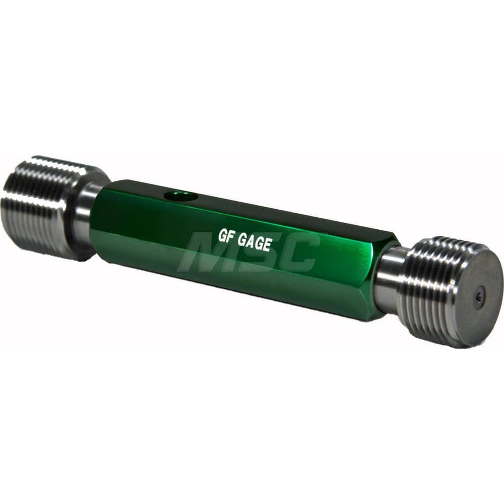 Pipe Thread Plug Gage: 1-1/4-11, Double End