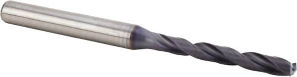 Kennametal - #21 140° Solid Carbide Jobber Drill - USA Tool & Supply